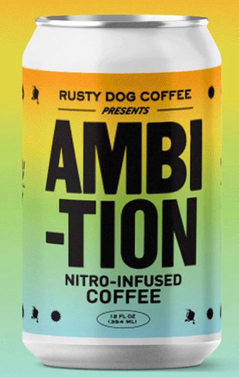 Nitro canned coffee Rusty Dog 