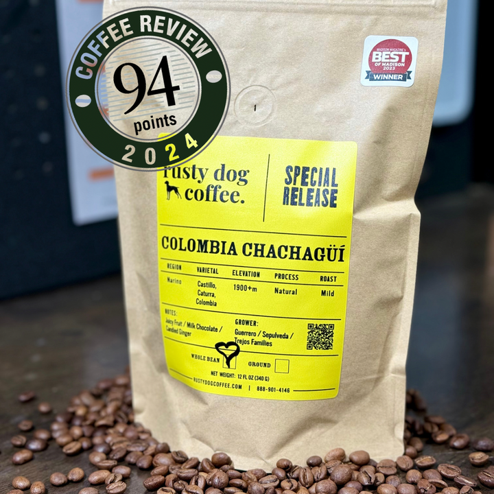 You need to try this Natural Colombia Chachagui. Coffee Review scored it 94 points!