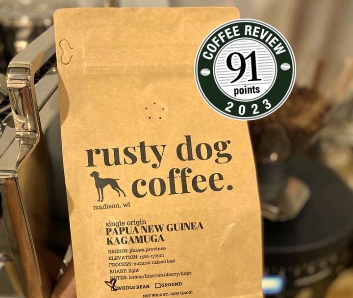 Fresh Coffee Beans Rusty Dog Coffee roasted