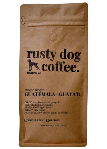 Guatemala Guaya'b, City (mild) Roast, Fair Trade-Organic