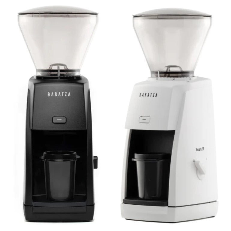 White Baratza Encore ESP Conical Burr Espresso Grinder